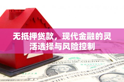 通州无抵押贷款，现代金融的灵活选择与风险控制