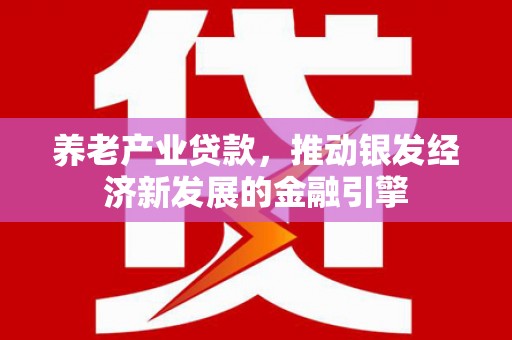 通州养老产业贷款，推动银发经济新发展的金融引擎