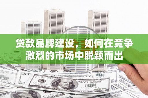 通州贷款品牌建设，如何在竞争激烈的市场中脱颖而出