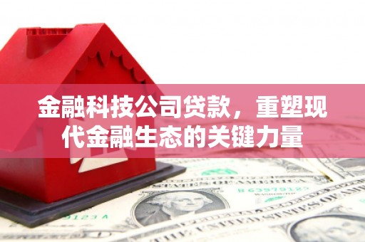 通州金融科技公司贷款，重塑现代金融生态的关键力量