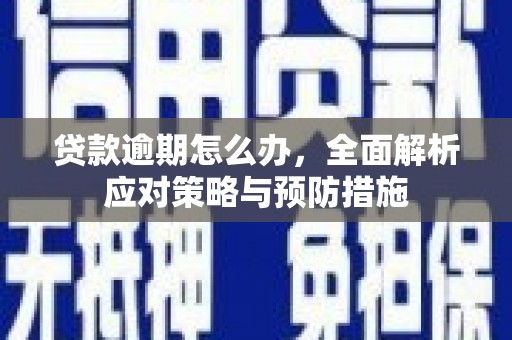 通州贷款逾期怎么办，全面解析应对策略与预防措施