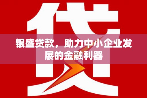 通州银盛贷款，助力中小企业发展的金融利器