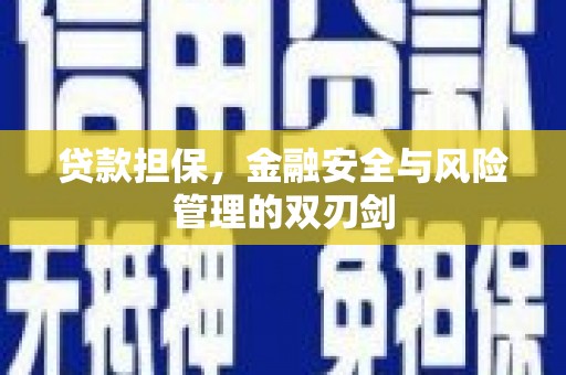 通州贷款担保，金融安全与风险管理的双刃剑