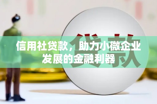 通州信用社贷款，助力小微企业发展的金融利器
