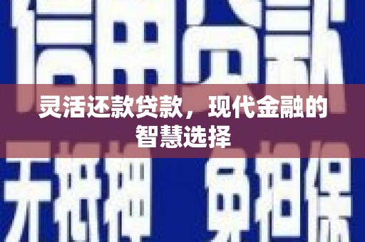 通州灵活还款贷款，现代金融的智慧选择