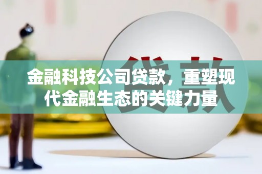 通州金融科技公司贷款，重塑现代金融生态的关键力量
