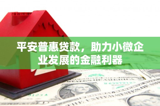 通州平安普惠贷款，助力小微企业发展的金融利器